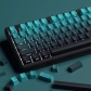 Adore Cyan 104+16 / 26 Cherry Profile PBT Dye-subbed Doubleshot Backlit Keycaps Set Top / Side Legends for Mechanical Keyboard